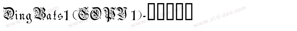 DingBats1 (COPY 1)字体转换